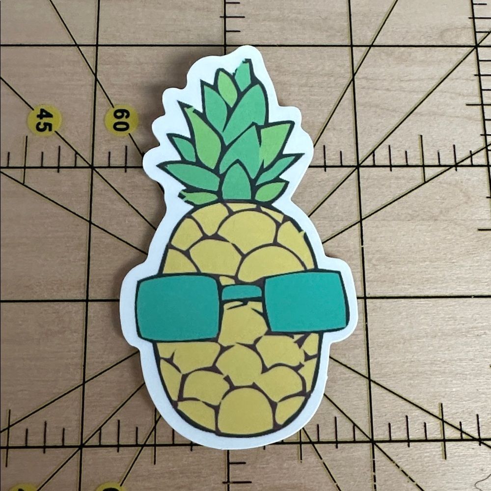 💜13/$13 +Bundle Sticker Sale| Pineapple Fruit Waterproof Sticker